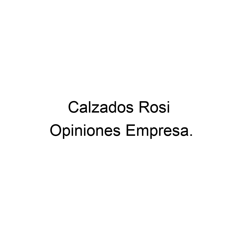 Calzados rosi online outlet