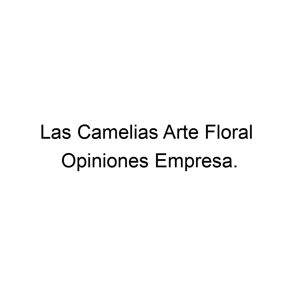 Opiniones Las Camelias Arte Floral, Alcorcón ▷ 916430568