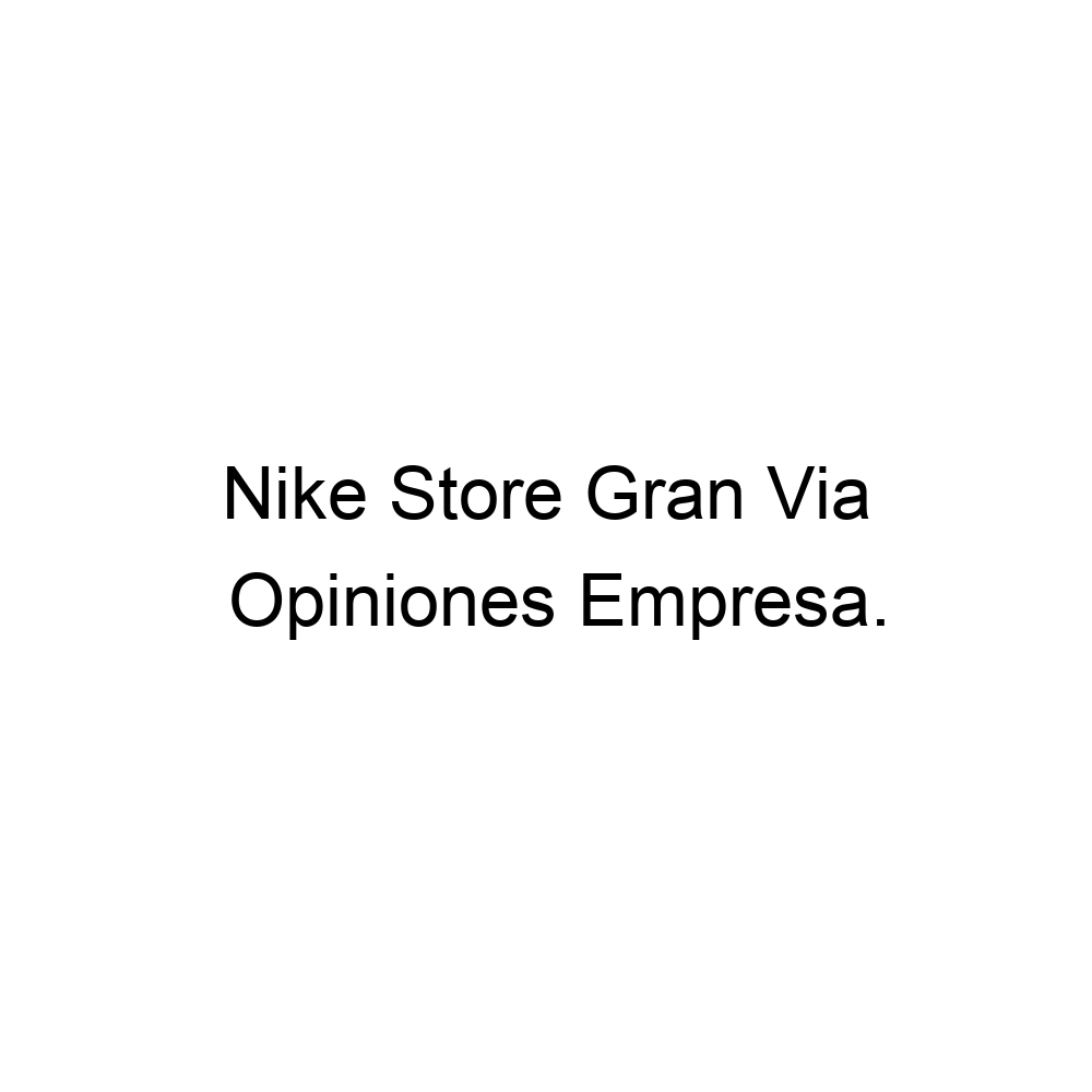Nike Store Gran Via, Madrid ▷