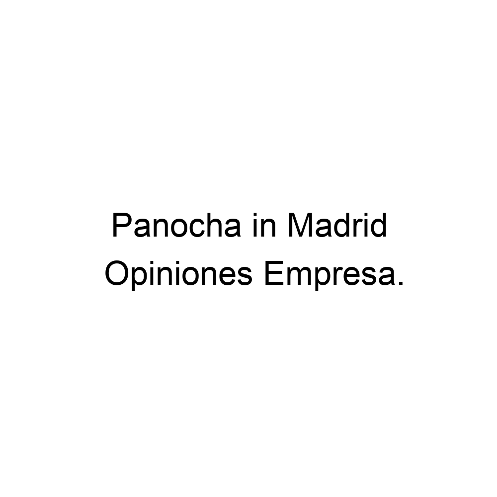 Opiniones Panocha in Madrid, Madrid ▷ 911100585